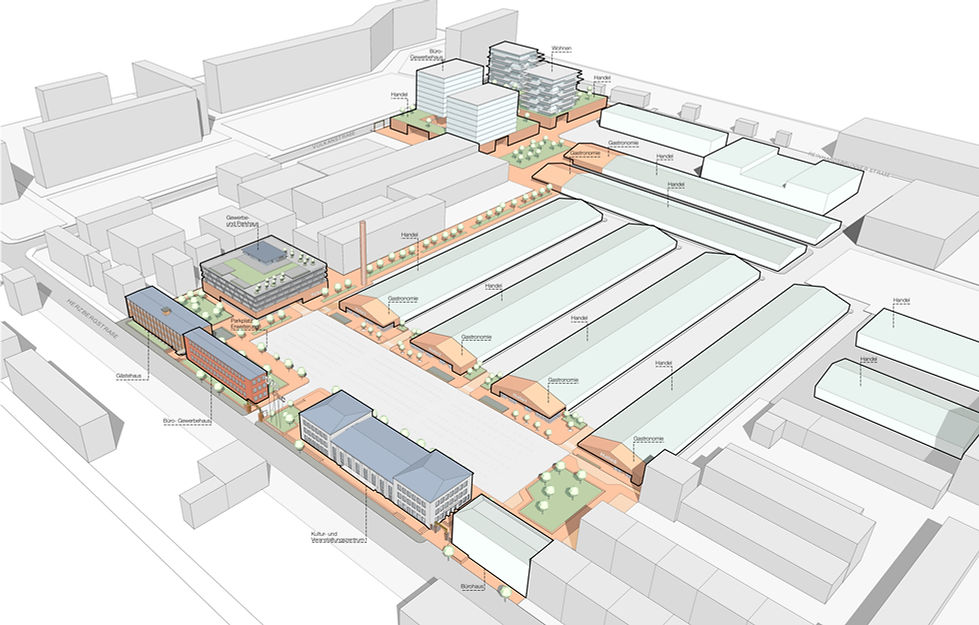 Masterplan Dong Xuan Handelszentrum - plus4930 Architektur