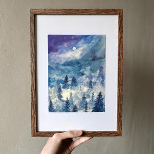Moon over the Forest