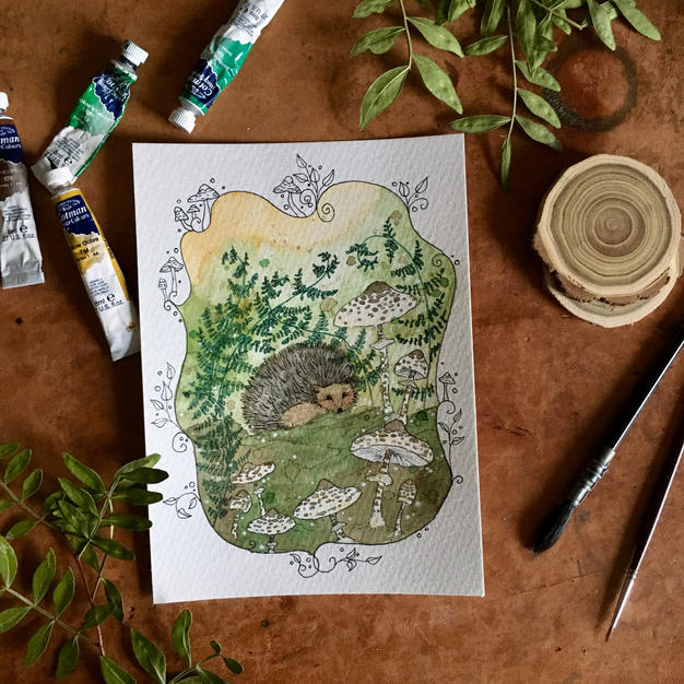 Hedgehog (October - Calendaro 2021)