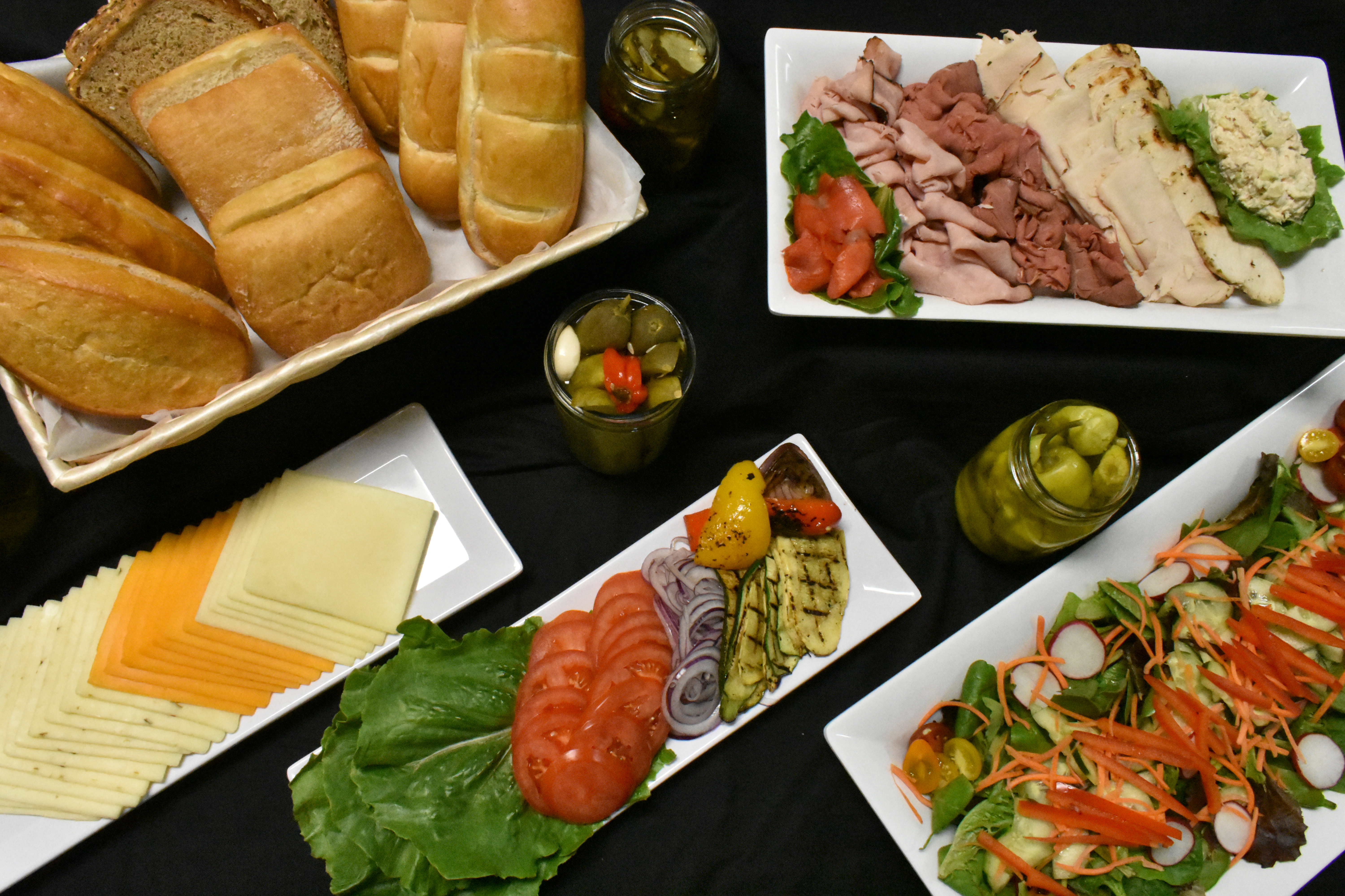 Arranged Food and Objects