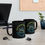 Thumbnail: black coffee mugs with a printed fishing design Catching Dreams