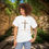 Thumbnail: white tee shirt with a large brown cross with Have God Focused Mind printed below