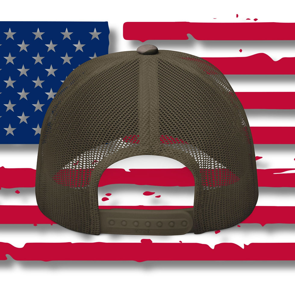 Thumbnail: Camo 3 Spike Cross Embroidered Trucker Hat, Chrisitain gift Christian Pride Hat