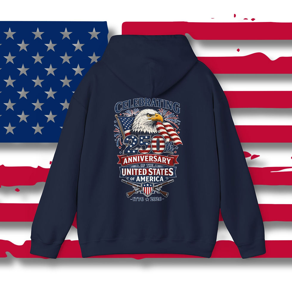 Thumbnail: Old Dudes Club 250th Anniversary USA FREEDOM Eagle Hoodie  