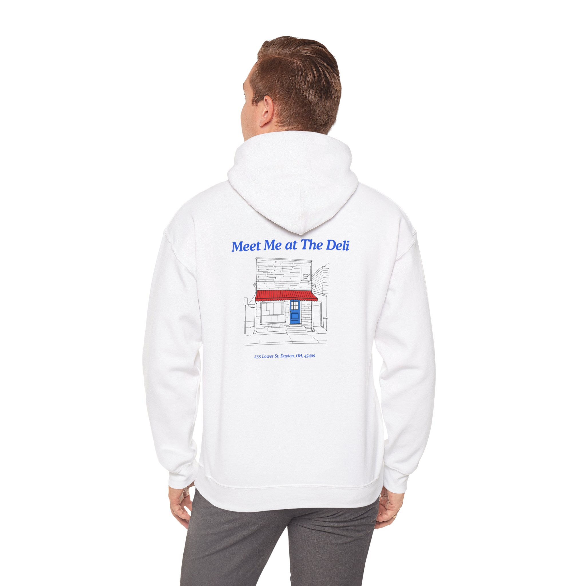 Dayton Neighborhood Landmark Hoodie — Local Shop Community Sweatshirt