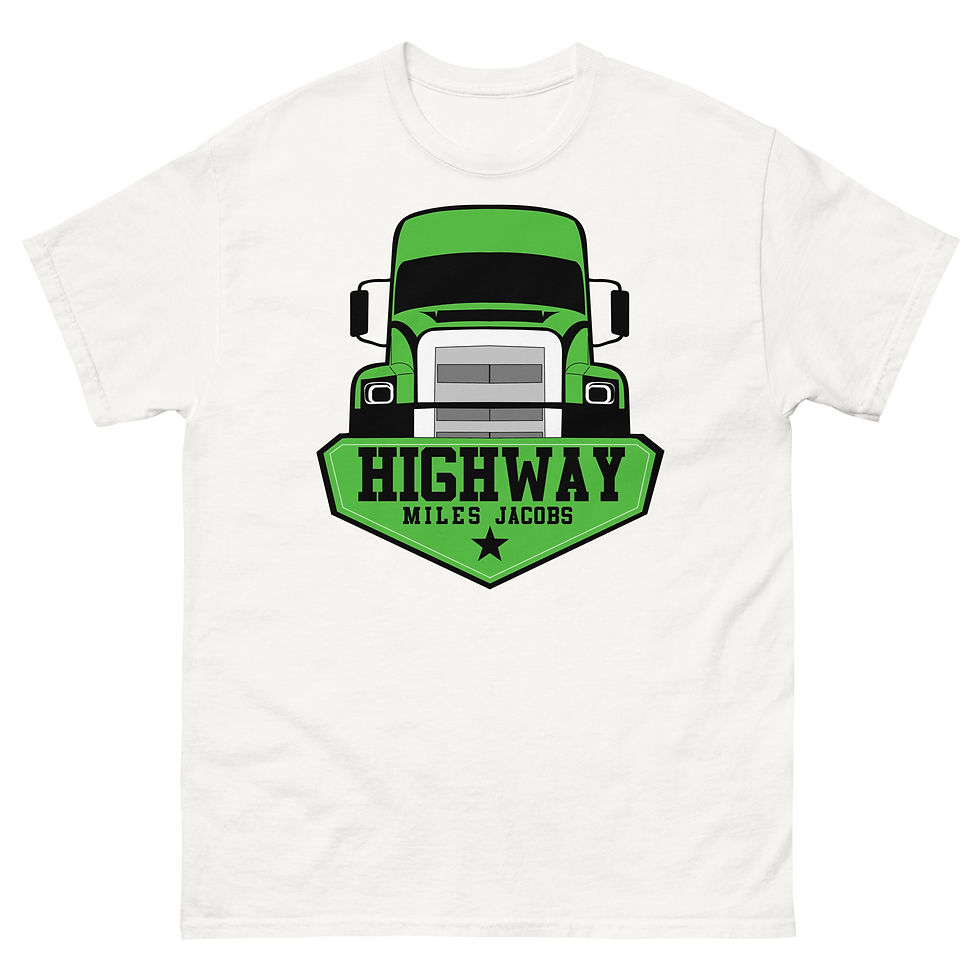 Thumbnail: Miles Jacobs - Highway Truck Green (Classic T-Shirt)