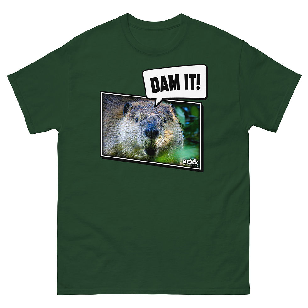 Thumbnail: Bexx Wildlife - Dam Comic Beaver (Classic T-Shirt)