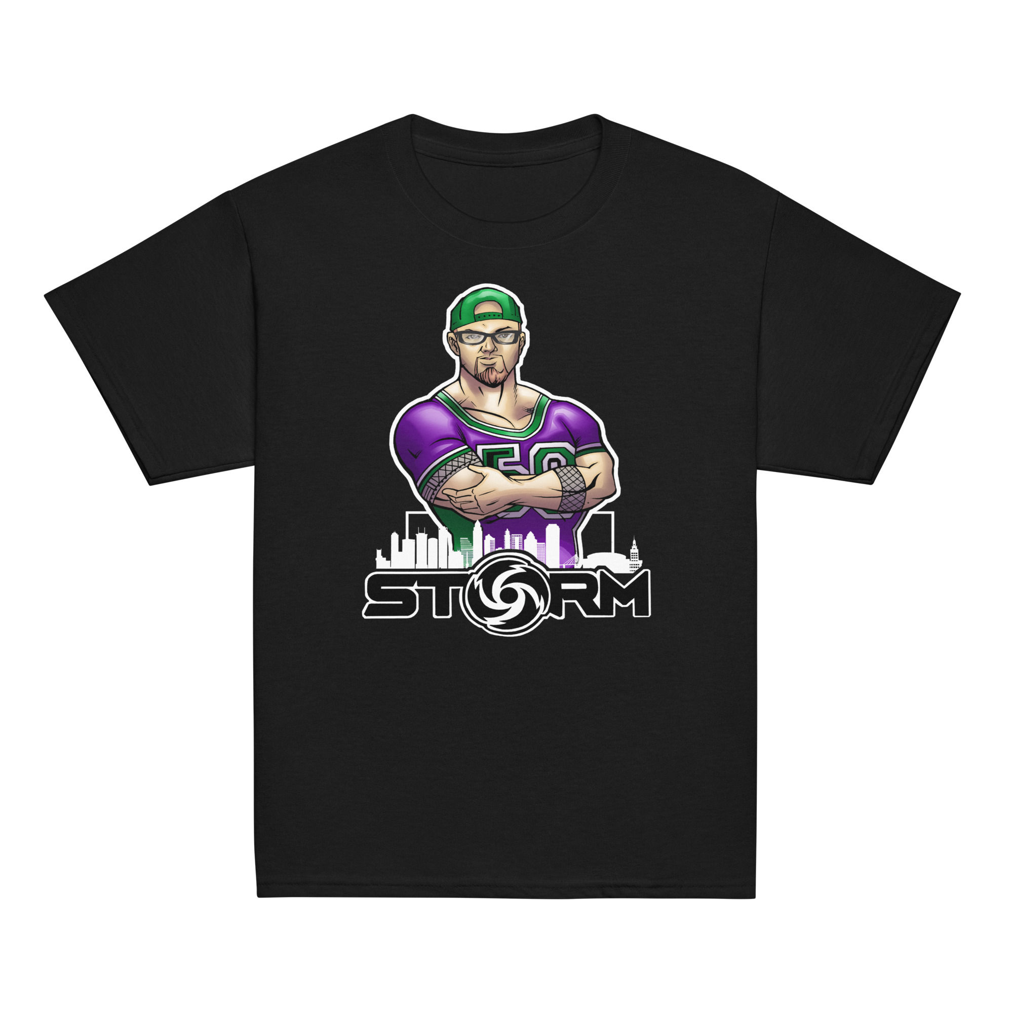 Storm Thomas Storm Animation Premium Unisex Kids Youth Classic T-Shirt (Black)