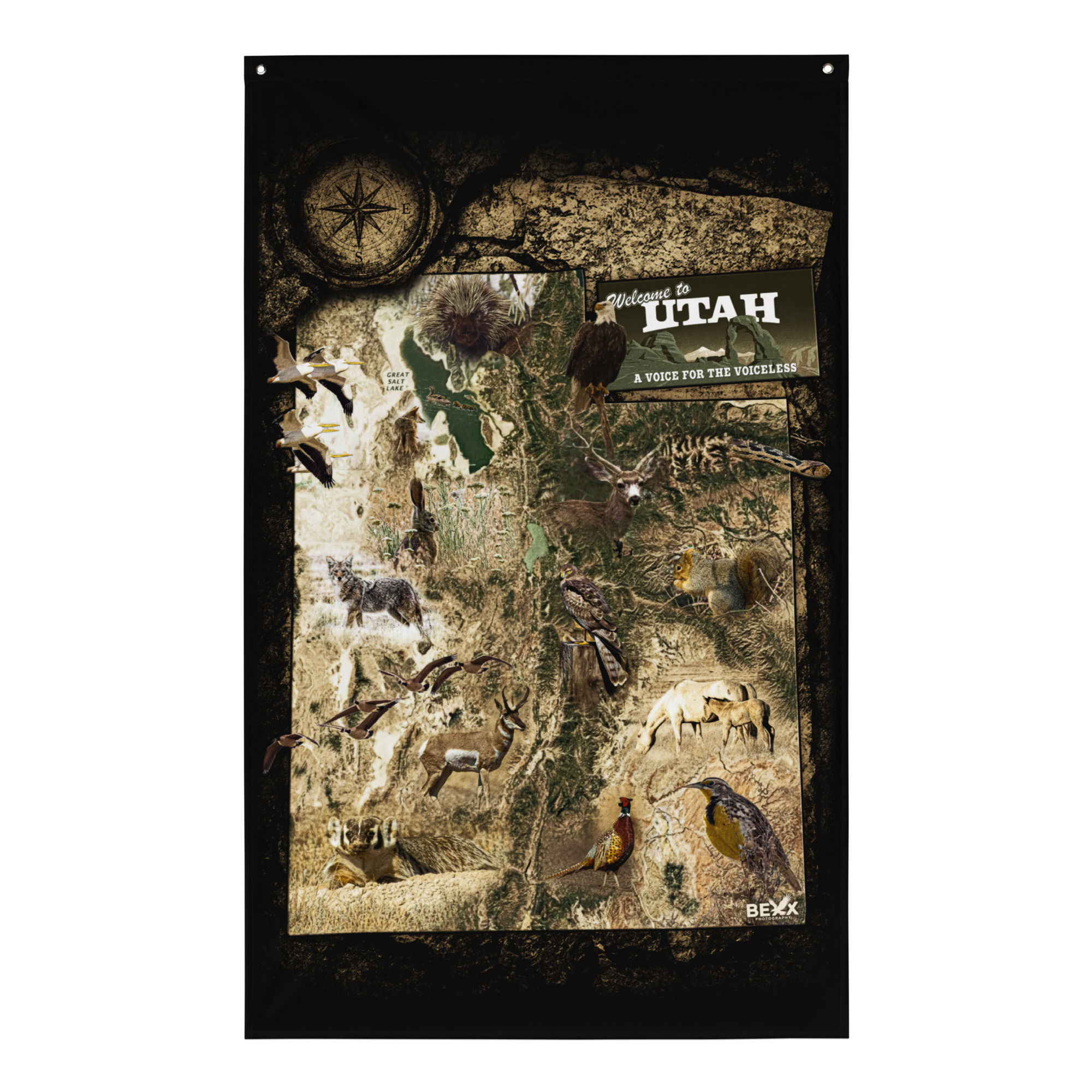 Bexx Wildlife - Utah A Voice For The Voiceless (Flag)
