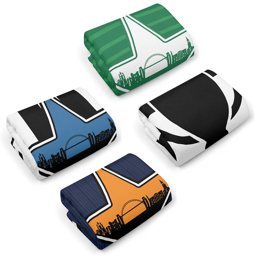 Thumbnail: Sportives - The Magpies (4 Pack Hand Towels)