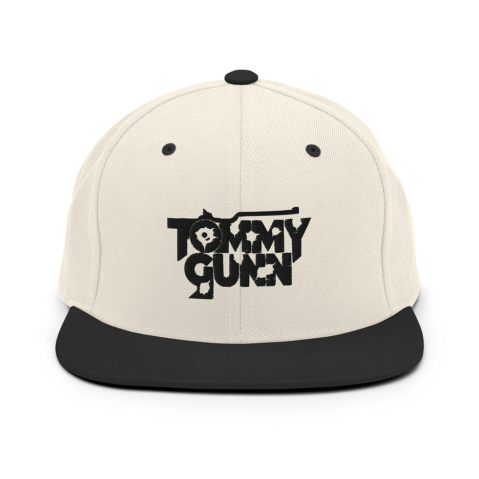 Thumbnail: Tommy Gunn Wacky Gunn Premium Unisex Snapback Hat (Black And Natural)