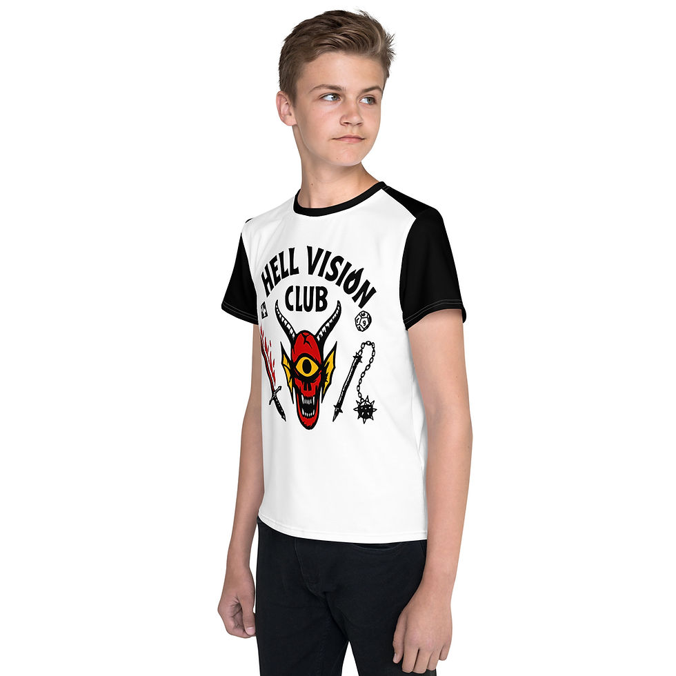 Thumbnail: Unforgettable Vision - Hell Vision Club (Crew Neck T-Shirt)