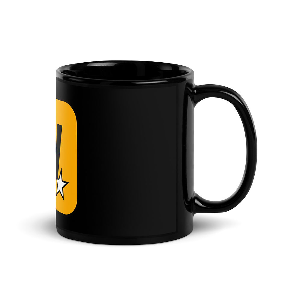 Thumbnail: Unforgettable Vision - Unforgettable Visionstar (Black Glossy Mug)