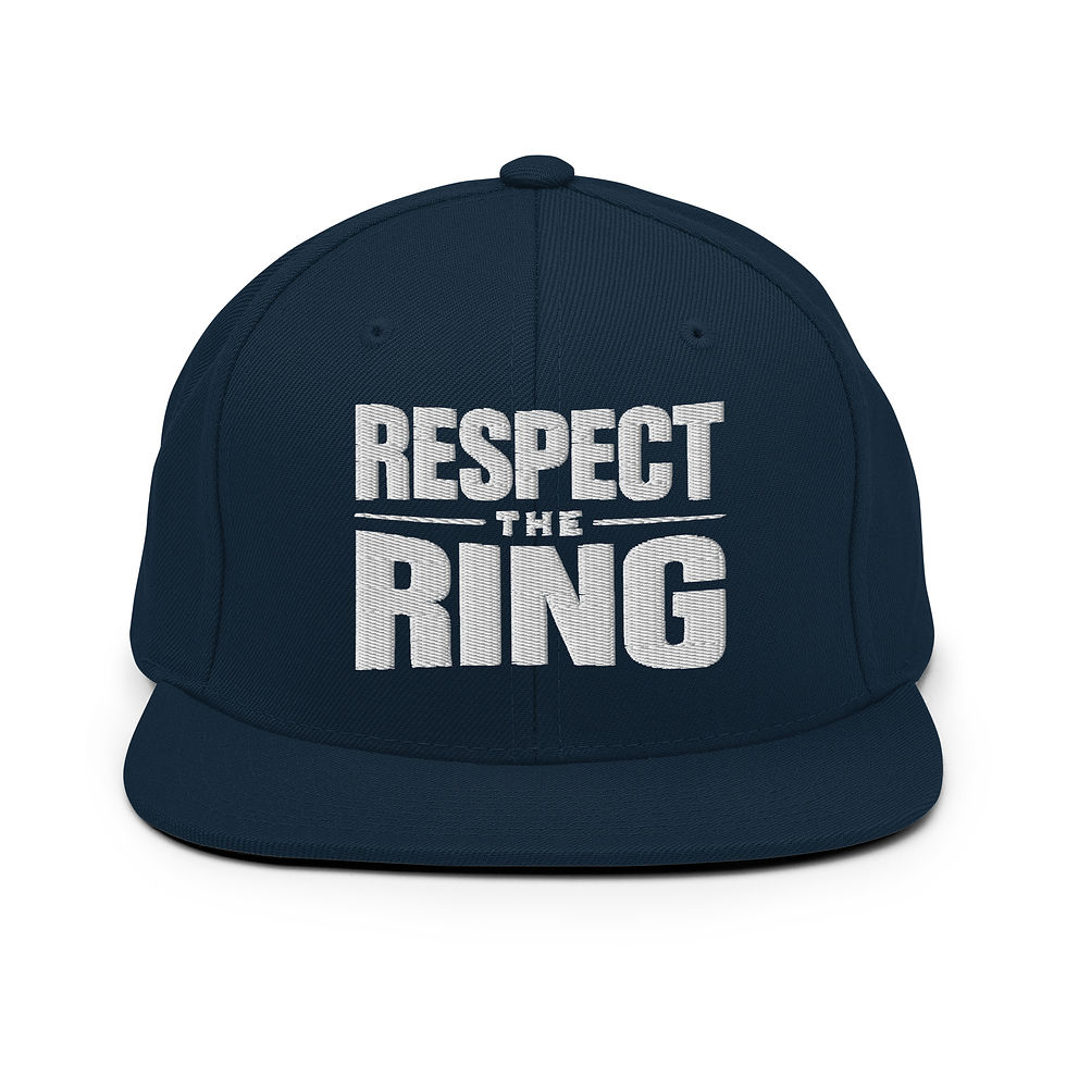 Thumbnail: Respect The Ring - Bold Respect (Classic Embroid Snapback)