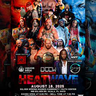 DCCW Wrestle Heatwave 25 Event Poster FLYER Showcase 1-1.png
