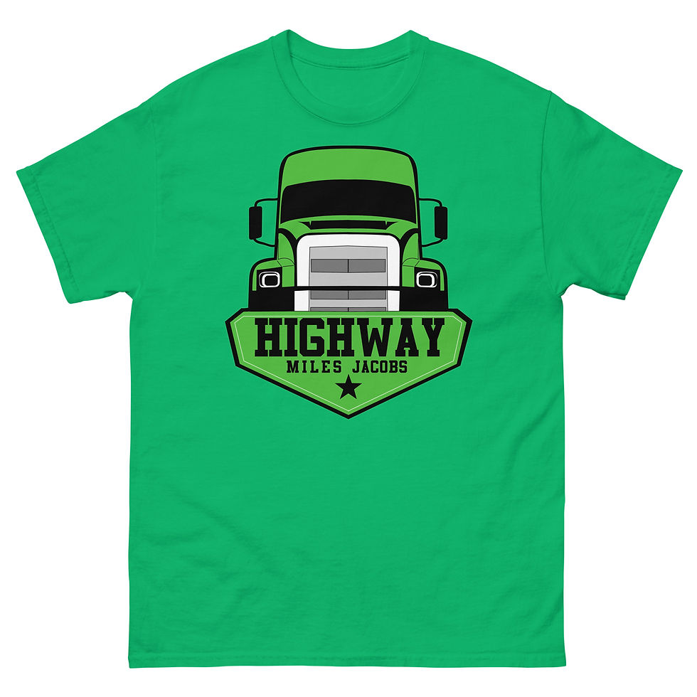 Thumbnail: Miles Jacobs - Highway Truck Green (Classic T-Shirt)