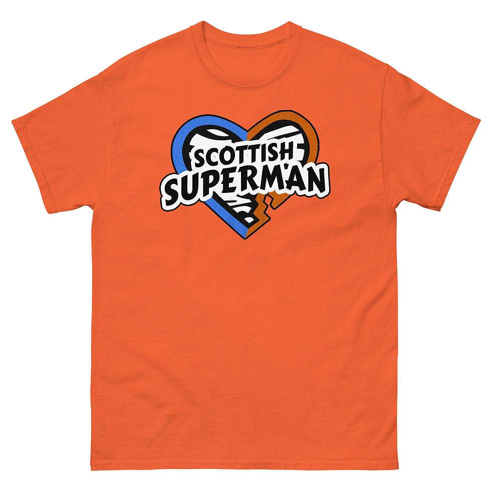 Thumbnail: Dru Marshall - Scottish Superman Heart (Classic T-Shirt)