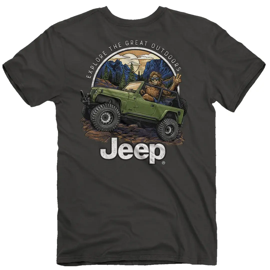 Mens Jeep® Arrowhead T-Shirt with Jeep graphic and Explore the Great Outdoors.