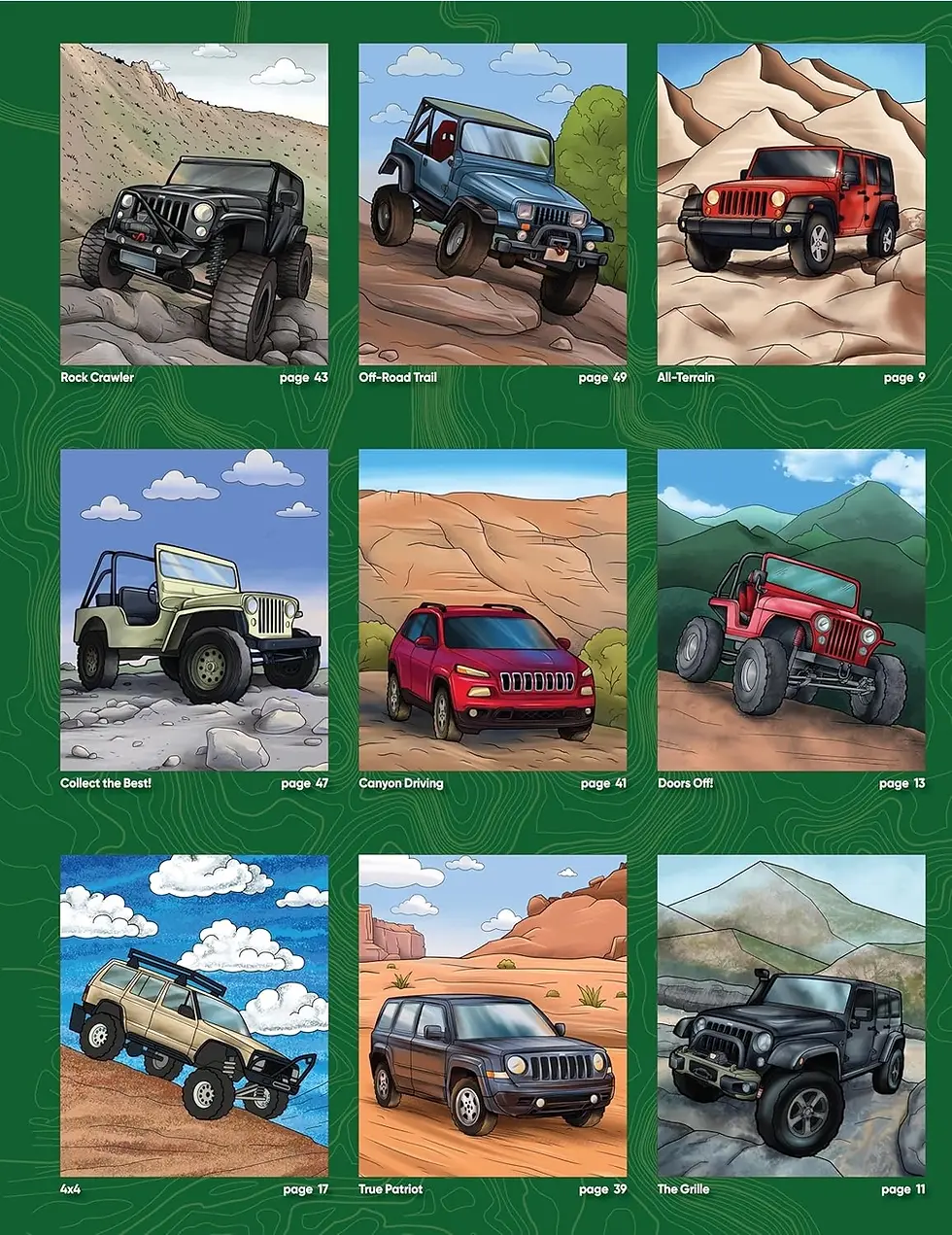 Thumbnail: Super Cool All-Terrain Jeep® Coloring Book