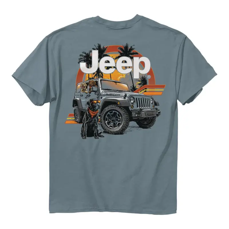 Jeep - Sunset Dogs T-Shirt 7265