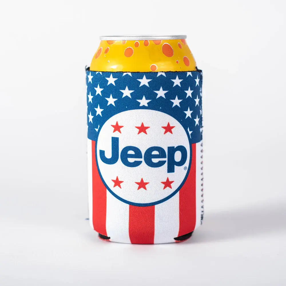 Jeep can with stars and stripes cooler. Jeep - Vintage Off-Road Long Sleeve Shirt 2366.
