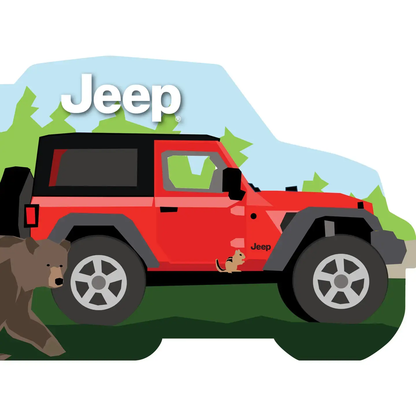 How A Jeep® Wrangler Works-Die Cut Board Book