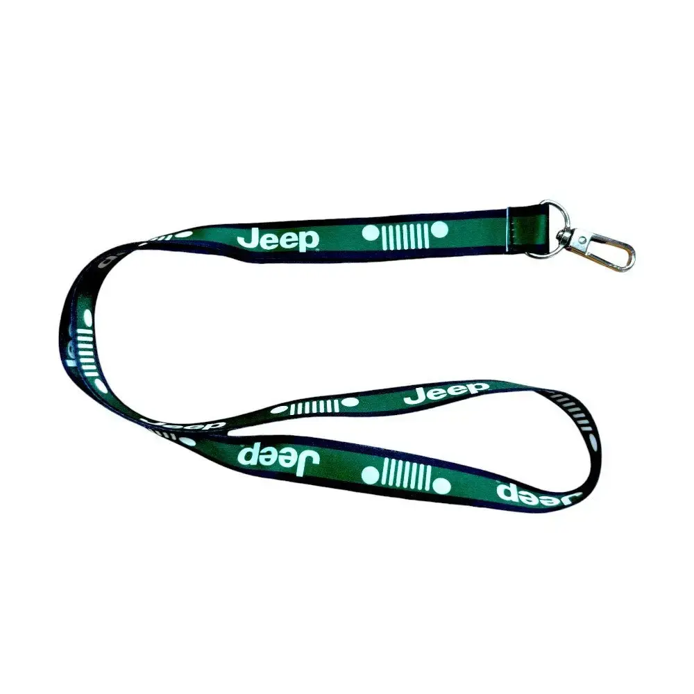 Lanyard - Jeep Green with Black Border