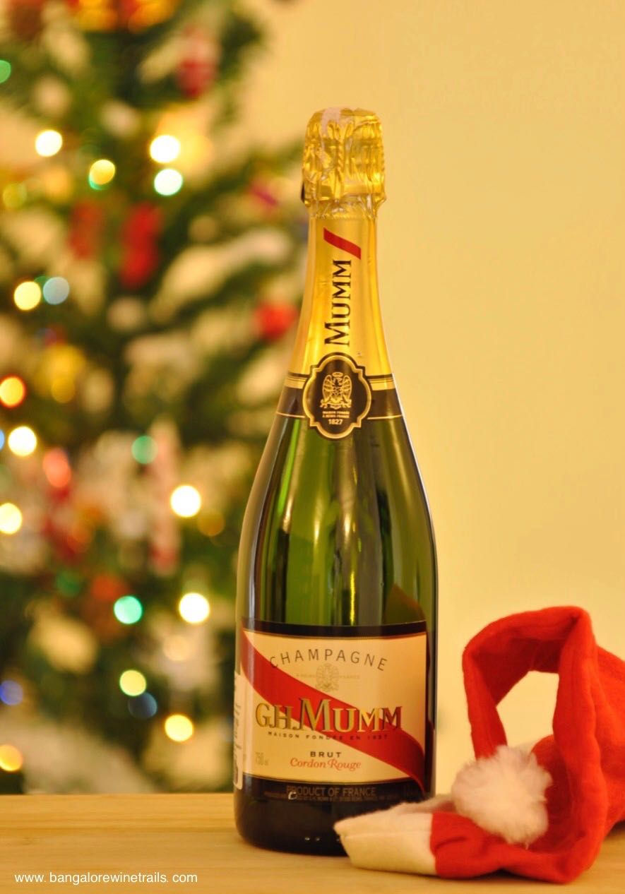 Celebrating Christmas with G.H. Mumm Champagne