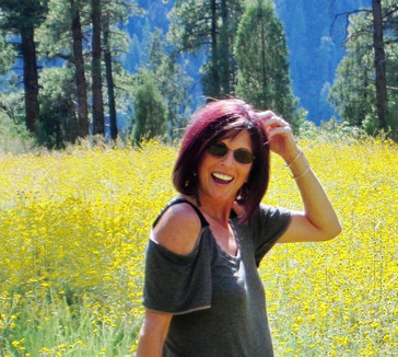 Playing in Sedona flowers