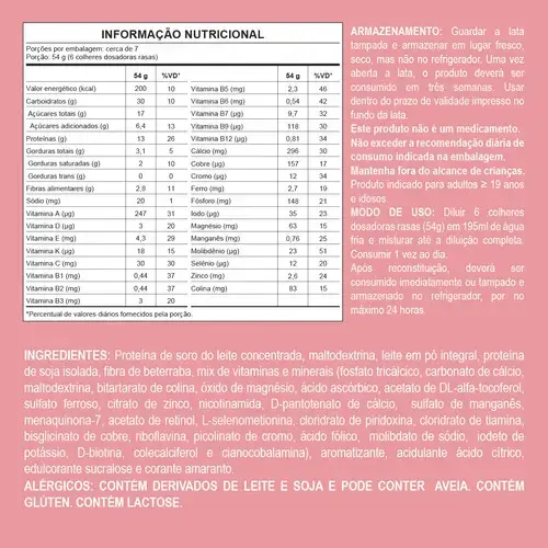 Miniatura: Vitamina P/ Idoso Sênior Morango Vitacon Multivitamínico Mcg Morango
