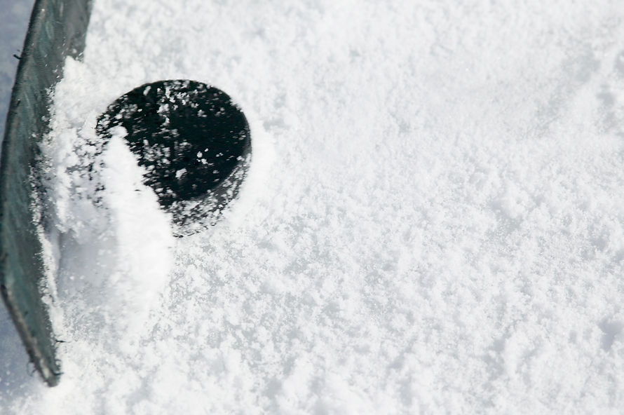 Ice Hockey Stick and Puck