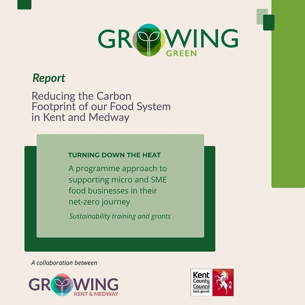 Cover of Growing Green sustainability report
