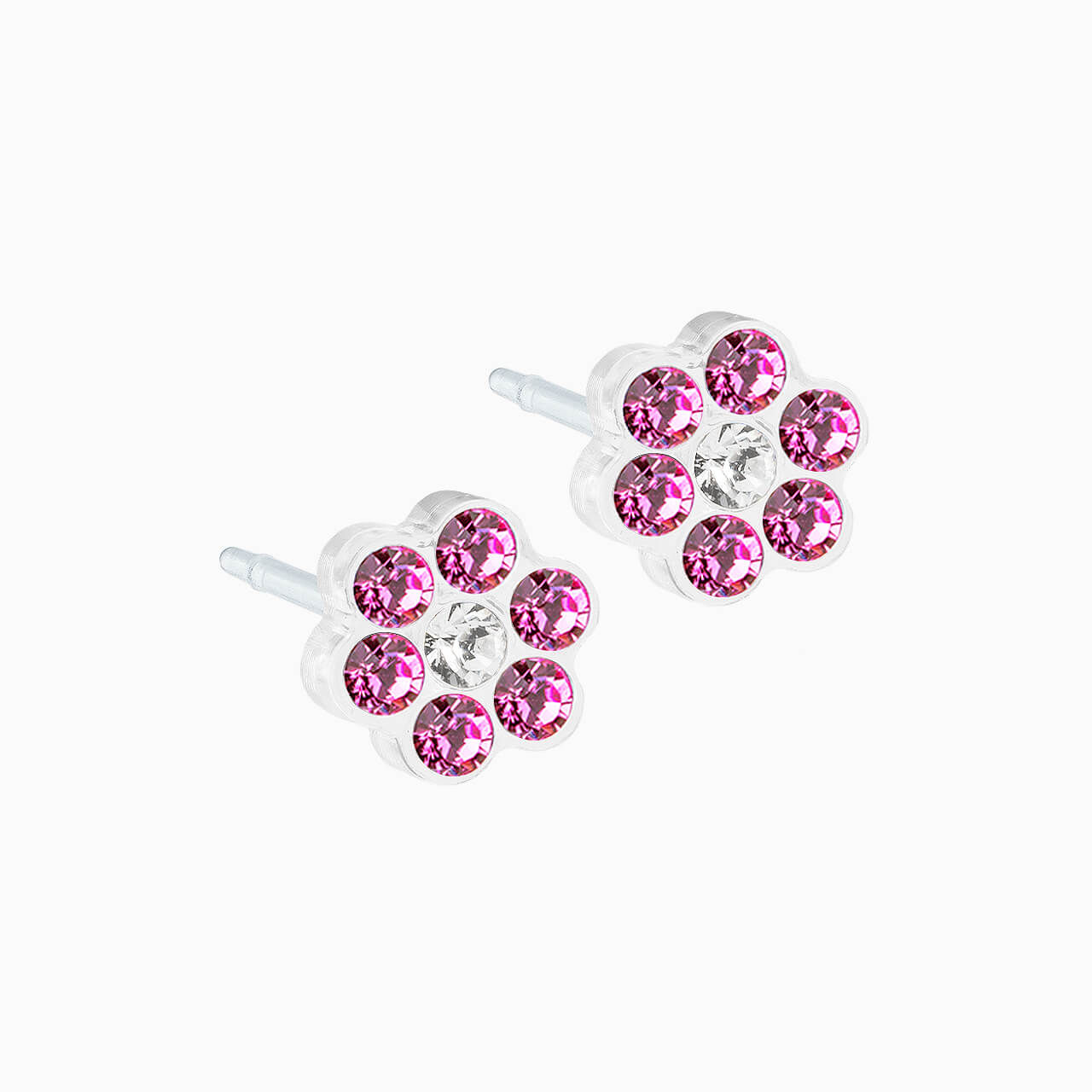 Medical Plastic 5mm Daisy Earrings