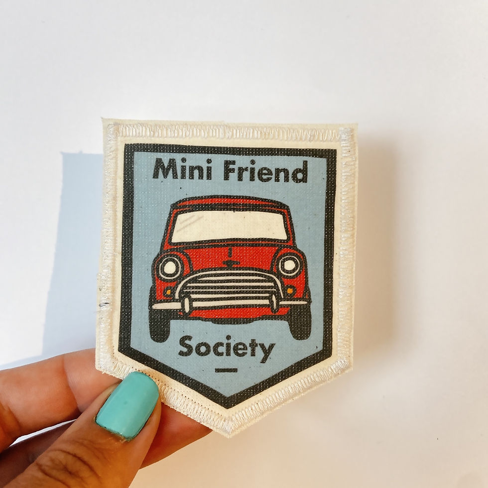 Thumbnail: Classic Mini Scout Fabric Patches - Sew On