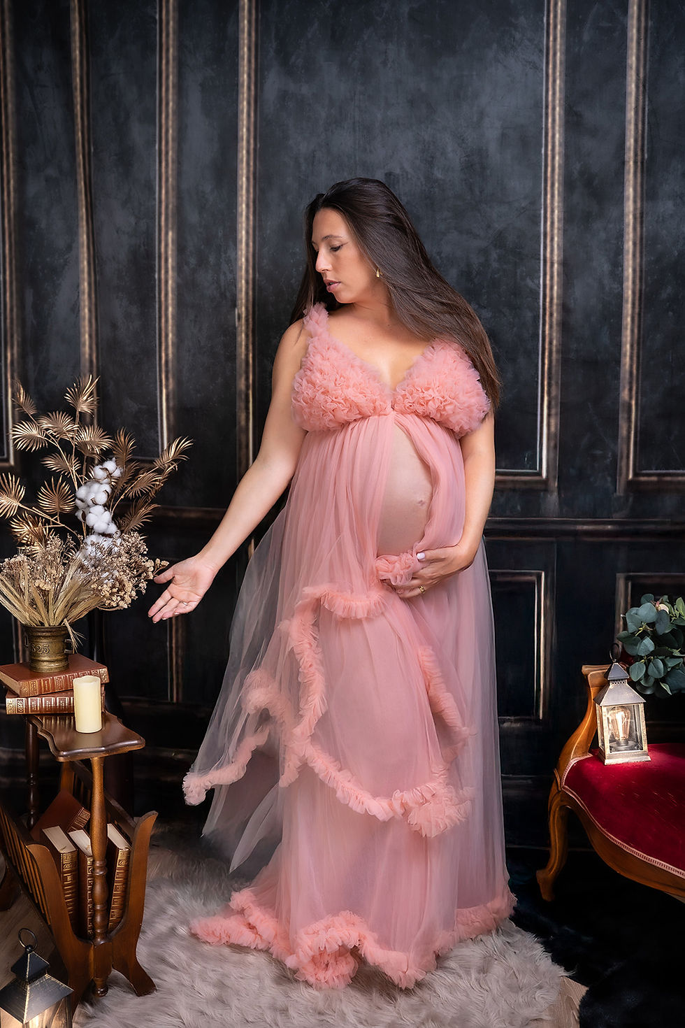 ROBE "Princess Peach" Fond chateau