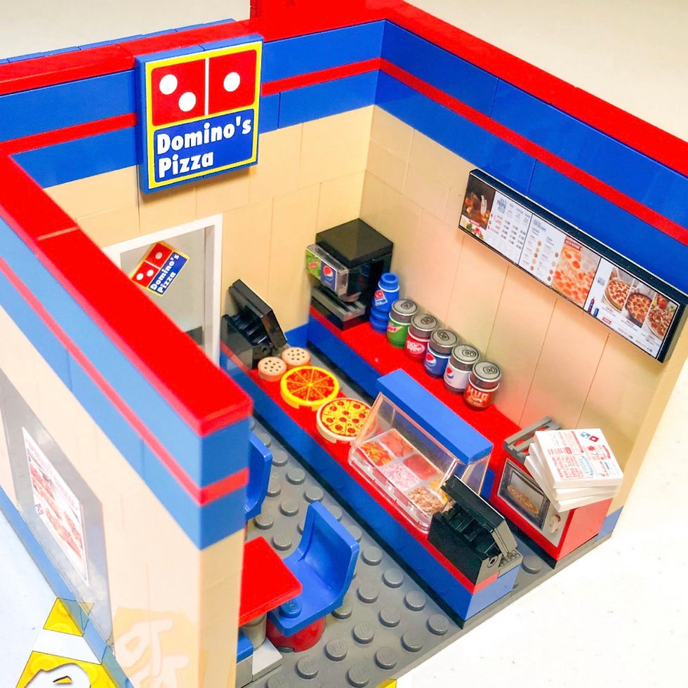 Thumbnail: Custom Domino's Pizza, PDF Manual, Part's list & Sticker sheet