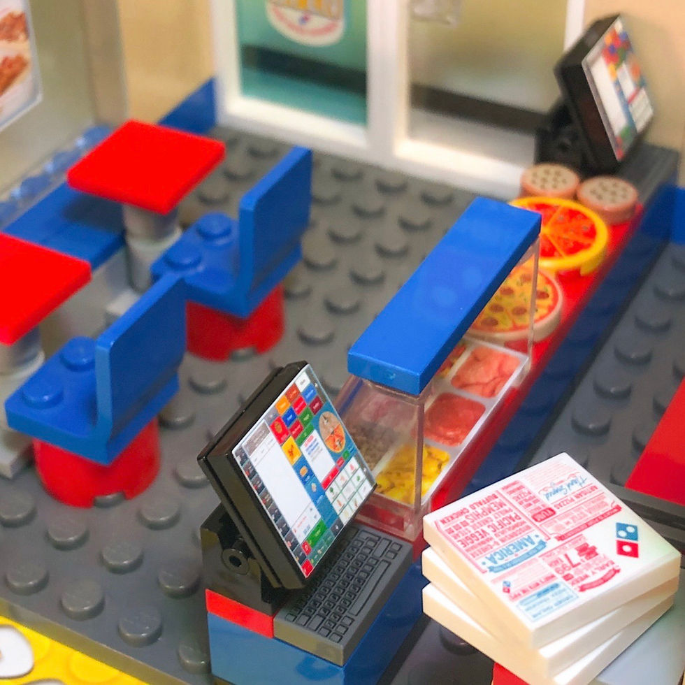 Thumbnail: Custom Domino's Pizza, PDF Manual, Part's list & Sticker sheet