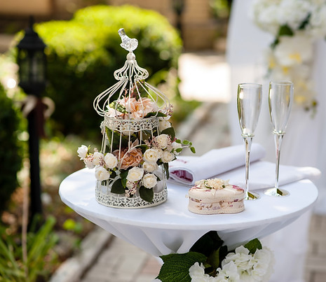 Decoración de la boda