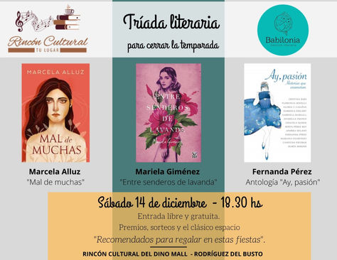 Se viene el cierre de temporada de Babilonia Literaria