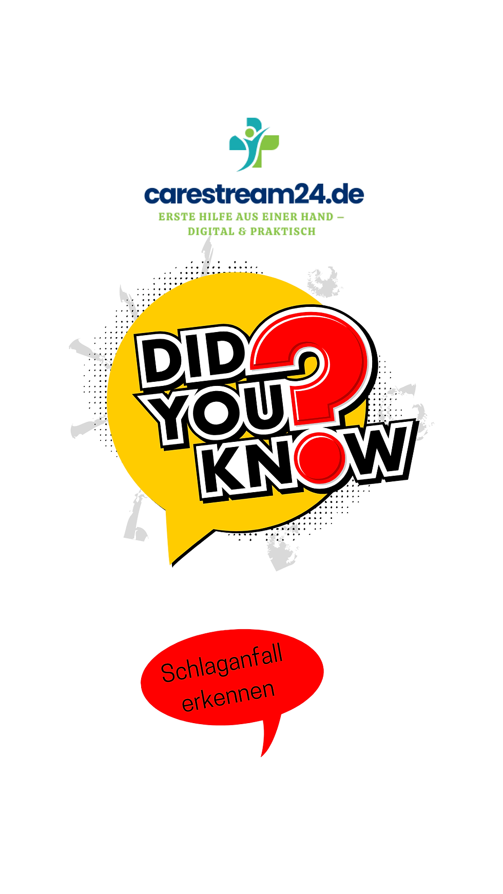 Did you know ? - Schlaganfall erkennen