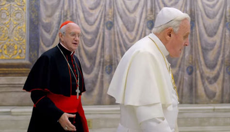 Libros que traspasan el papel: "Los dos papas"