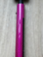 CFbyLandL carbon fibre tiller extension in Pink