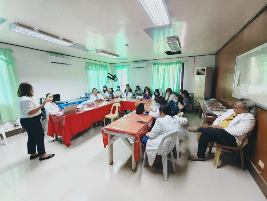 E* Chi’mes Joins the Quarterly M&M Meeting of Eastern Samar Provincial Hospital. 