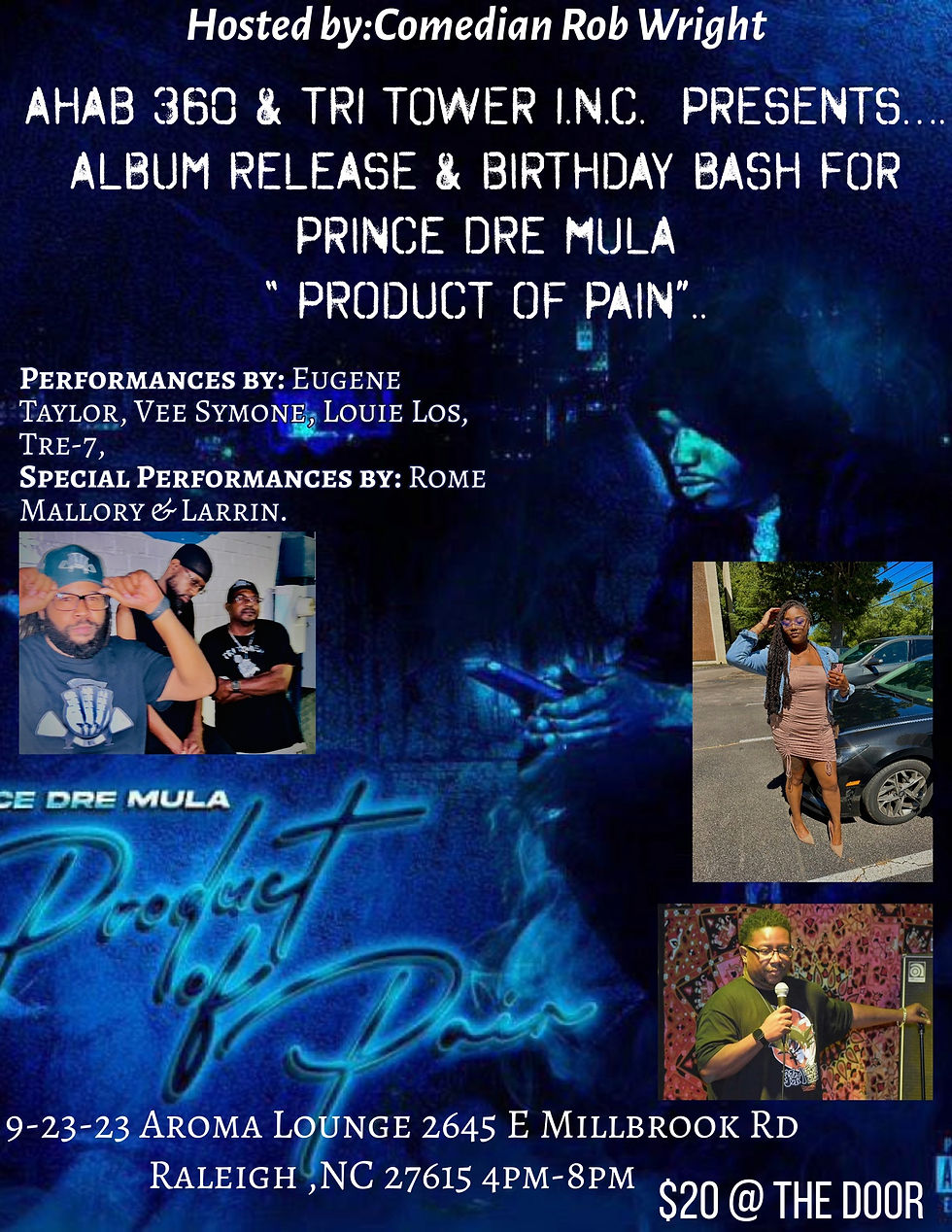 Album Release & Birthday Bash for Prince Dre Mula