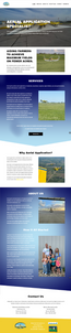 Fast Ag Air Website Mockup