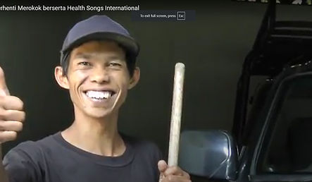 Indonesian man with a thumbs up