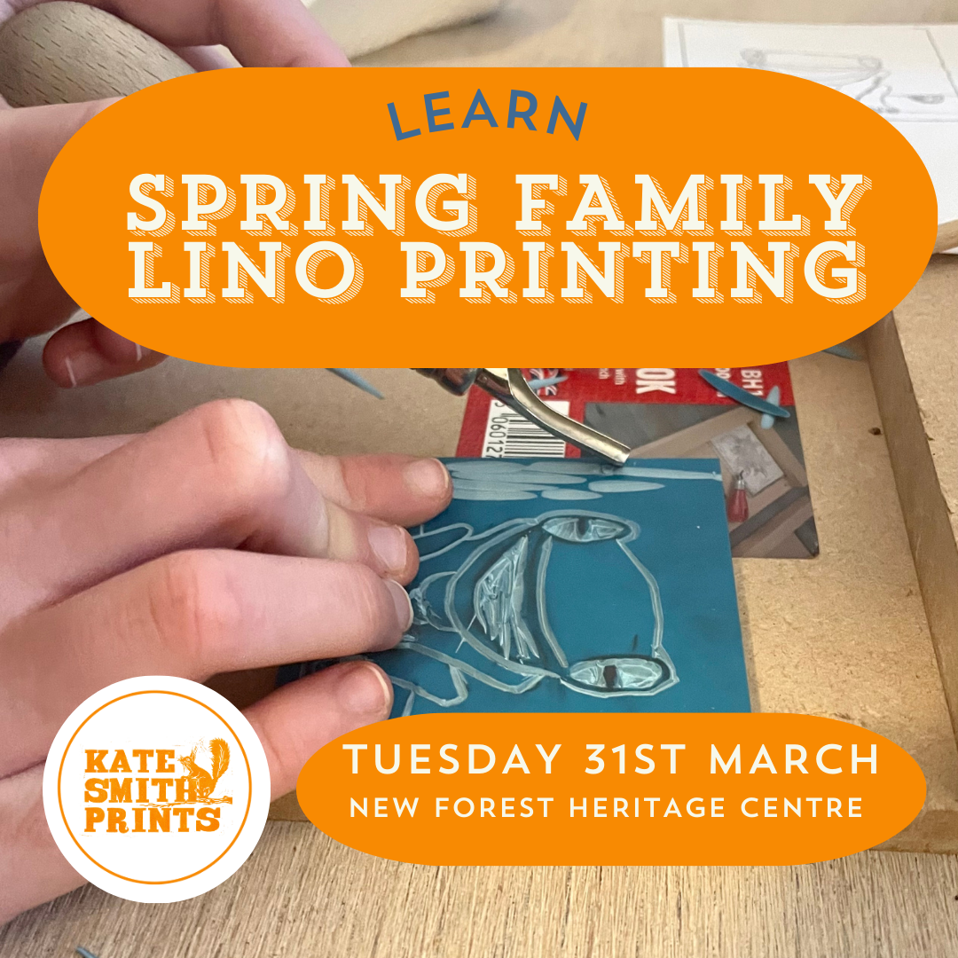 SPRING FAMILY LINO PRINTING