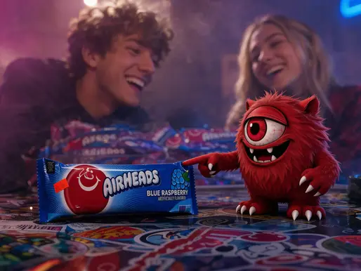 Dive into Deliciousness: Airheads Blue Raspberry