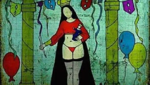 Artista boliviana é ameaçada por obra de arte com santa “escandalosa”