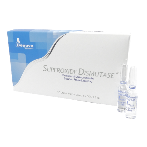 Solución antioxidante SOD, Caja de 10 und x 10 ml.